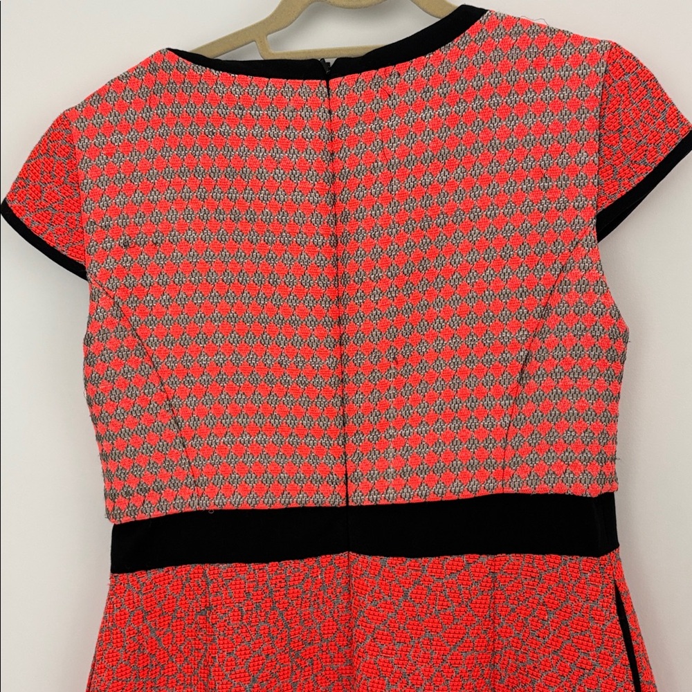 Ted Baker Qiara Tweed Jacquard Pattern Dress Size 4 - Picture 8 of 10